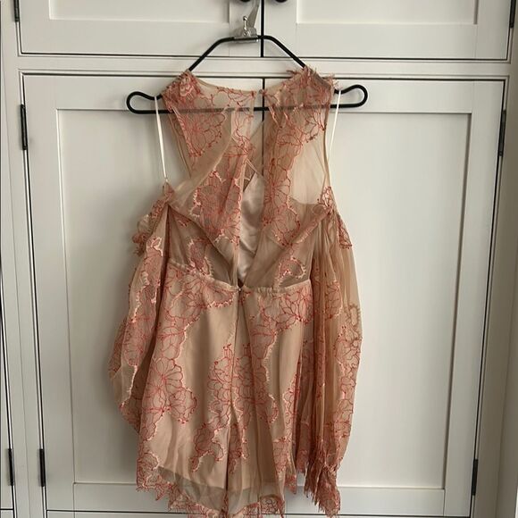 Alice McCall Peach Lace Playsuit - Picture 4 of 6